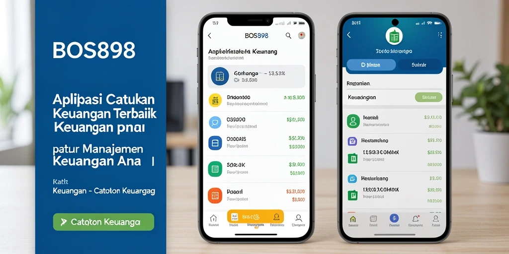 Tampilan antarmuka BOS898 yang sederhana dan fungsional untuk catatan keuangan.