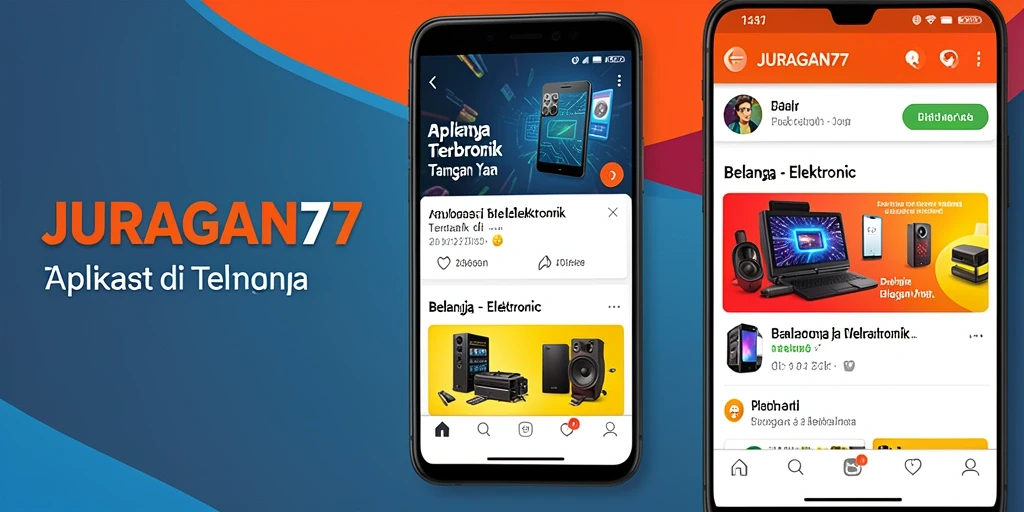 Antarmuka JURAGAN77 yang intuitif dan menarik untuk berbelanja elektronik.