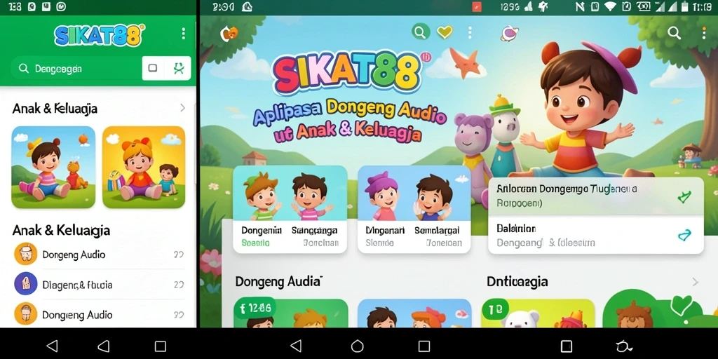 Tampilan antarmuka aplikasi SIKAT88 yang sederhana dan menarik.