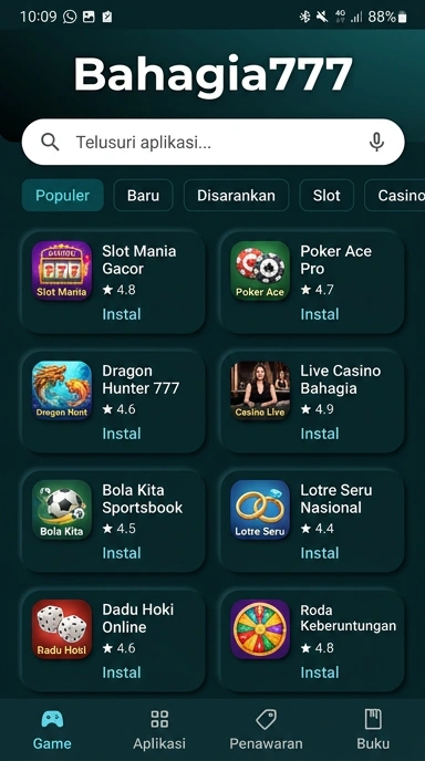 Berkumpul di bahagia777 - Halaman Indeks Aplikasi Populer dan Kanal Uji