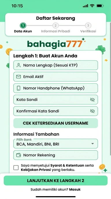 Cara Mudah Buat Akun Baru di bahagia777